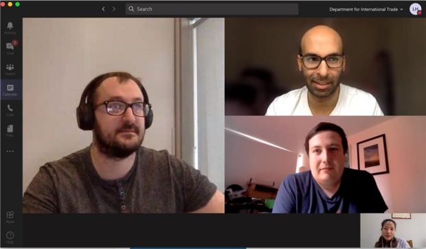 A screenshot of a Microsoft Teams cyber security team meeting